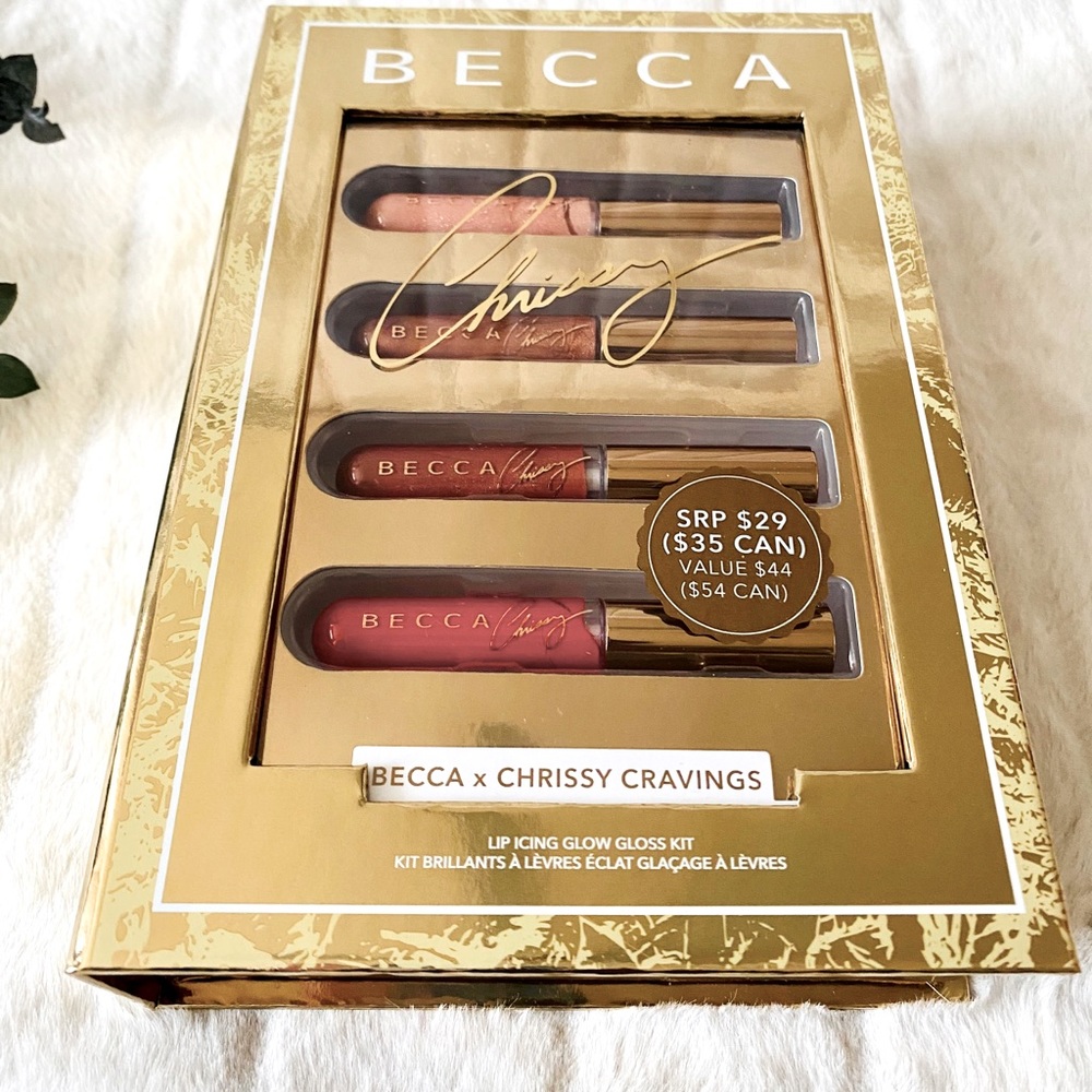BECCA x Chrissy Teigen Lip Gloss Set (NWT)